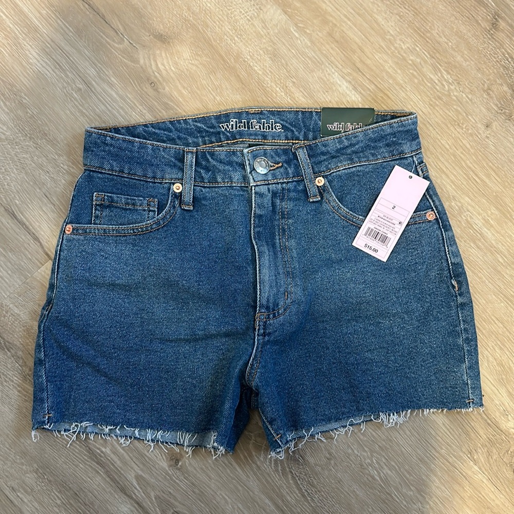 Wild Fable Shorts, blue, size 2, never worn